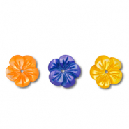 Shell beads flower Multicolour