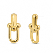 DQ European metal findings earrings Gold (Nickelfree)