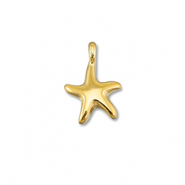 DQ European metal charms starfish Gold (Nickelfree)