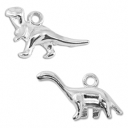 DQ European metal charms dinosaur Antique Silver (Nickelfree)