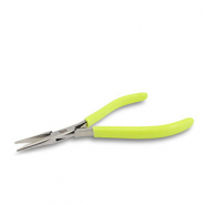 Beadsmith chain nose pliers with spring Neon Yellow-Silver
