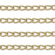 Stainless steel findings belcher chain link oval Gold
