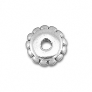 Stainless steel beads spacer 7mm Silver