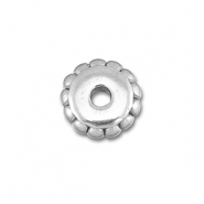 Stainless steel beads spacer 5mm Silver