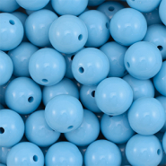 18 mm DQ acrylic beads Blue