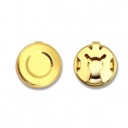 Eco-brass&reg; metal button covers Gold