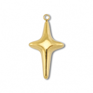 Stainless steel charms cross Gold