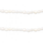 BQ Freshwater pearls rice 5x4mm Natural White