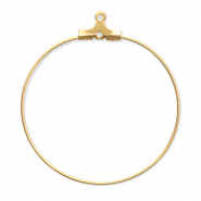 Stainless steel findings earrings charms Gold