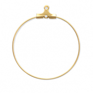 Stainless steel findings earrings charms Gold