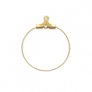 Stainless steel findings earrings charms Gold