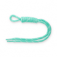 Keychain paracord Mint Turquoise-White