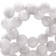 Natural stone beads Marble 8mm Vintage Grey