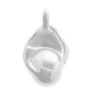 DQ European metal charms irregular Antique Silver (Nickelfree)