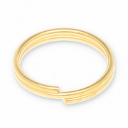 DQ European metal findings split ring Gold (Nickelfree)