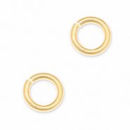 DQ European metal findings jump ring Gold (Nickelfree)