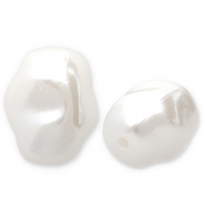 Imitation freshwater pearls White