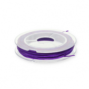 Elastic cord 0.8mm Purple