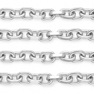 Aluminium findings belcher chain anchor cable Silver
