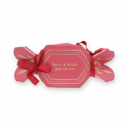 BY31&reg; Jewellery (gift) box candy "Merry & Bright" Red-Gold
