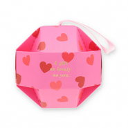 BY31&reg; Jewellery (gift) box ball "A gift as lovely as you" Pink-Red-Gold-Light Pink