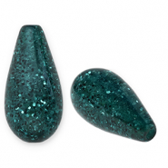 Polaris Elements drop shaped beads Paipo Dark Green