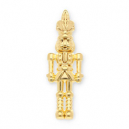 DQ European metal charms nutcracker Gold (Nickelfree)
