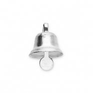 Metal charms Christmas bell Silver