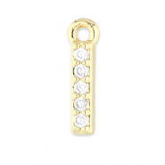 Brass TQ metal charms bar Gold-Transparent