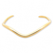 Stainless steel bracelets bangle Gold