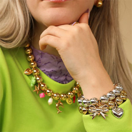 NEW view the entire collection of metal-look beads