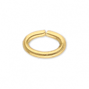 Stainless steel findings jump ring oval Gold