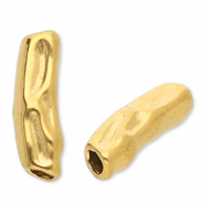 Stainless steel beads tube Gold