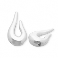 DQ&reg; European metal charms Antiek Zilver (Nikkelvrij)