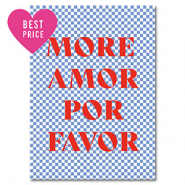 BY31&reg; Jewellery cards "More amor" Light Blue-White-Red