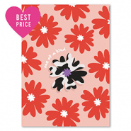 BY31&reg; Jewelley cards "One of a kind" Red-Orange-Black-White