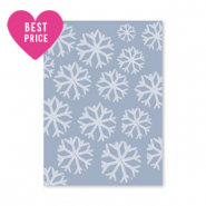 Jewellery cards snow Blue-Light Blue