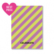 Jewellery cards "Celebrate" Lime-Purple