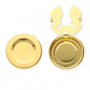Eco-brass&reg; metal button covers Gold