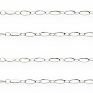 Stainless Steel findings belcher chain Silver