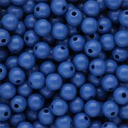 10 mm DQ acrylic beads shiny Dazzling Blue 18-3949 Tcx