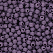 6 mm DQ acrylic beads shiny Purple Haze 18-3718 Tcx