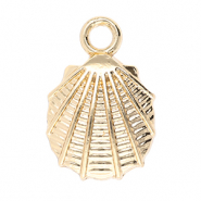 Metal charms shell Gold