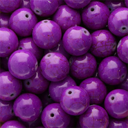 Beads Ceramic 16mm Aubergine Purple