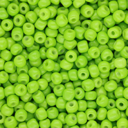 Glass seed beads 6/0 (4mm) Lime Green