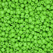 Glass seed beads 8/0 (3mm) Green