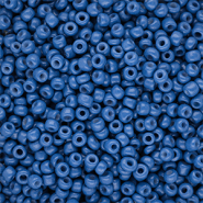 Glass seed beads 8/0 (3mm) Blue
