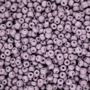 Glass seed beads 8/0 (3mm) Dusty Mauve Purple