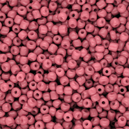 Glass seed beads 8/0 (3mm) Salmon Pink