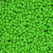 Glass seed beads 12/0 (2mm) Green